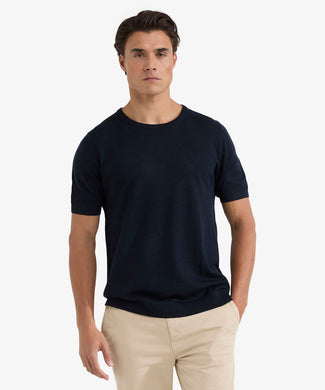 T-Shirt Luxe Merino | Navy T-Shirt Luxe Merino | Navy