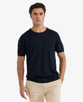 T-Shirt Luxe Merino | Navy