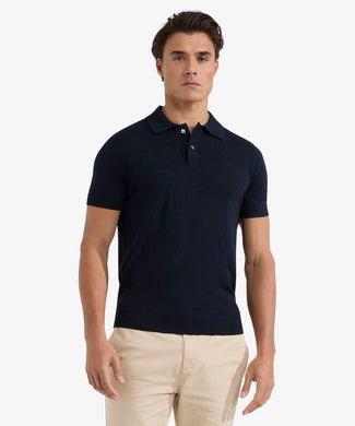 Polo Luxe Merino | Navy Polo Luxe Merino | Navy