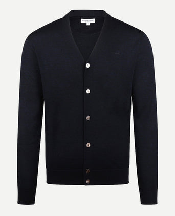 Vest Luxe Merino Button Closure | Navy