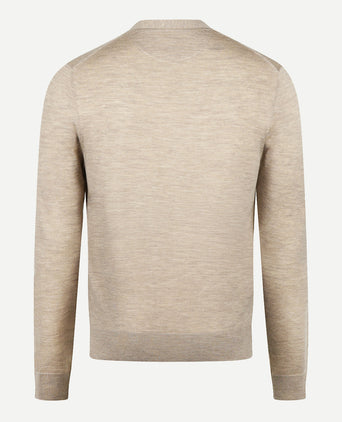 Vest Luxe Merino Button Closure | Sand