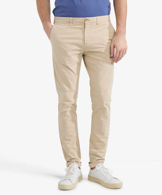 Chino Poplin Modern Fit | Sand Chino Poplin Modern Fit | Sand