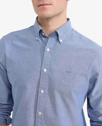 Overhemd Oxford Stretch | Navy