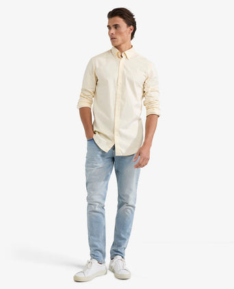 Overhemd Oxford Stretch | Lemon Yellow