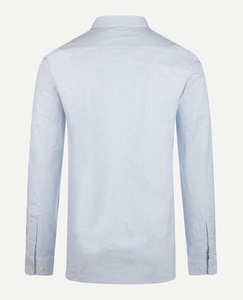 Shirt Oxford Stretch Small Stripe | Light Blue