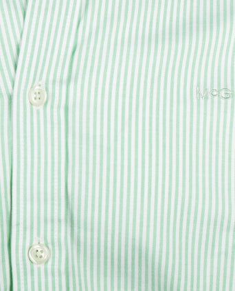 Overhemd Oxford Stretch Kleine Streep | Light Green