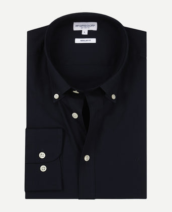 Overhemd Poplin Stretch | Navy