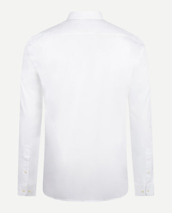 Overhemd Poplin Stretch | White