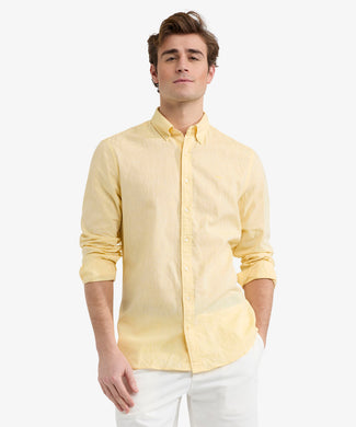 Shirt Linen Cotton | Lemon Yellow Shirt Linen Cotton | Lemon Yellow