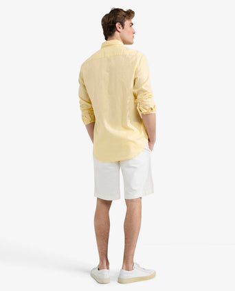 Overhemd Linnen Katoen | Lemon Yellow