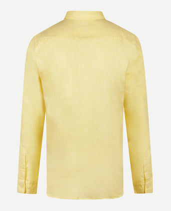 Overhemd Linnen Katoen | Lemon Yellow