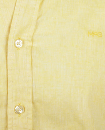 Overhemd Linnen Katoen | Lemon Yellow