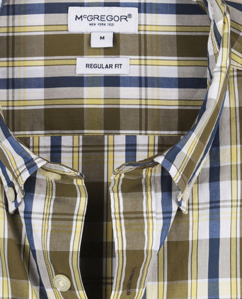 Overhemd Classic Ruit | Olive