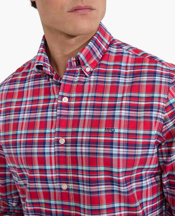 Overhemd Casual Ruit | Red