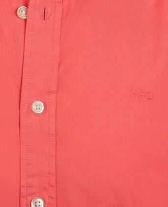 Overhemd Summer Poplin | Coral Red