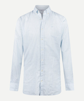 Shirt Striped Linen Cotton | Light Blue Shirt Striped Linen Cotton | Light Blue
