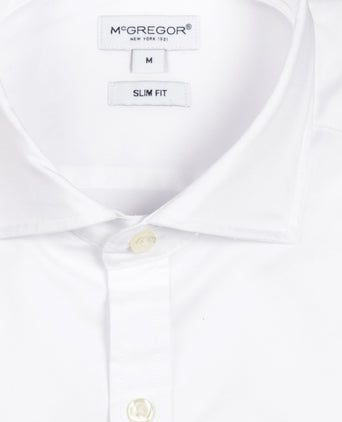 Overhemd Slim Fit Luxe Twill | White
