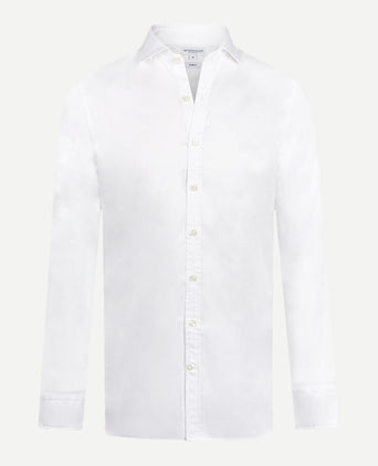 Overhemd Slim Fit Luxe Twill | White