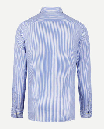 Overhemd Slim Fit Dubbele Streep | Medium Blue