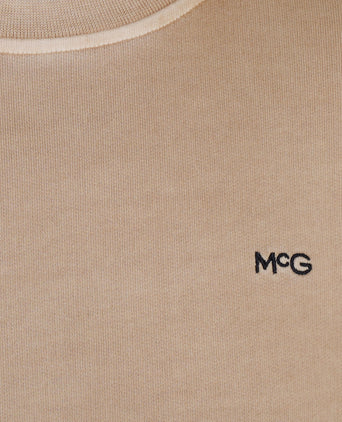 Sweater Garment Dyed | Sand