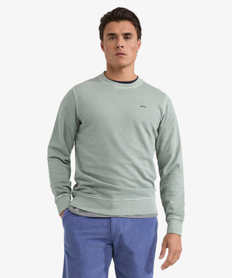 Sweater Garment Dyed | Ice Green Sweater Garment Dyed | Ice Green