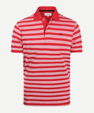 Polo Piqué Oxford Striped | Red Polo Piqué Oxford Striped | Red
