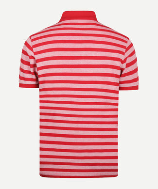 Polo Piqué Oxford Striped | Red Polo Piqué Oxford Striped | Red
