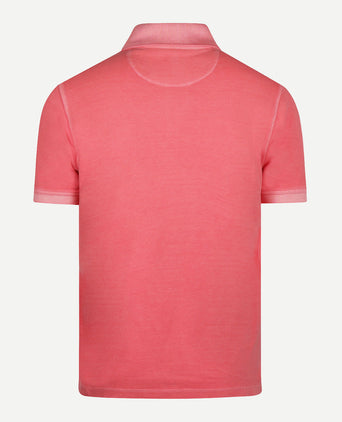Polo Piqué Garment Dyed | Coral Red