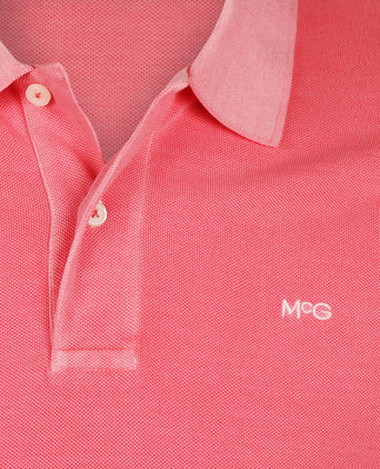 Polo Piqué Garment Dyed | Coral Red