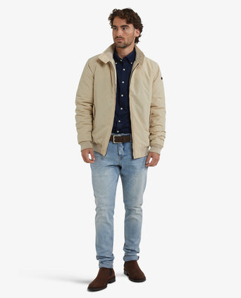 Classic Bomber Jacket | Sand