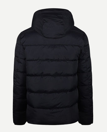 Hooded Bomber Jacket | Navy