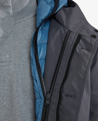 2-in-1 Parka Jacket | Dark Grey