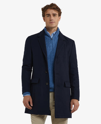 Overcoat Wool | Navy