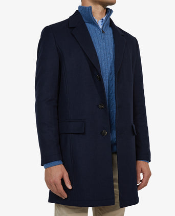 Overcoat Wool | Navy