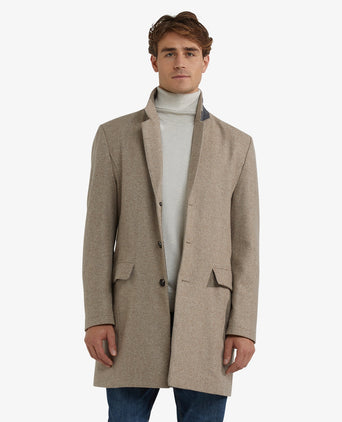 Overcoat Twill Wool | Camel