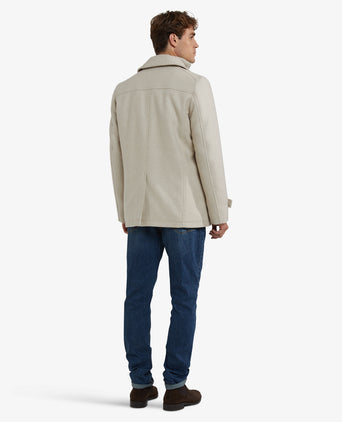 Peacoat Wool | Sand