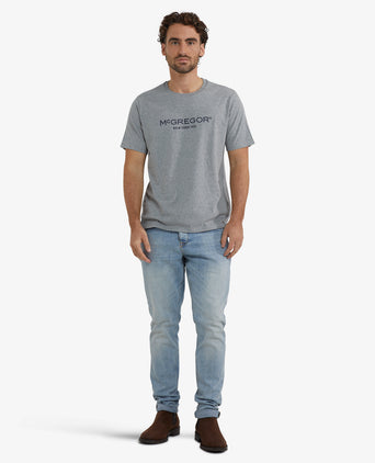 T-shirt Essential Logo | Medium Grey Melange