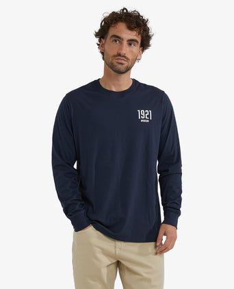 Graphic Long Sleeve T-shirt | Navy