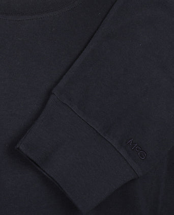 T-shirt Graphic Lange Mouw | Navy