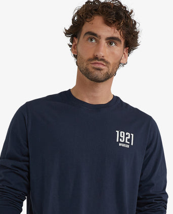 Graphic Long Sleeve T-shirt | Navy