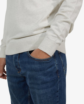 Turtleneck Cotton Merino Wool | Off White