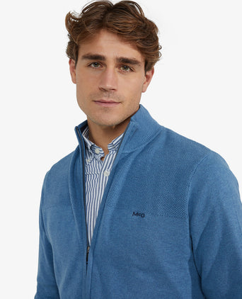 Ritsvest Katoen Merinowol | Worker Blue