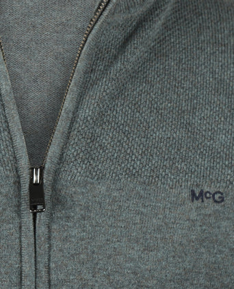 Ritsvest Katoen Merinowol | Winter Sage