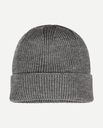 Knitted Hat | Medium Grey Melange