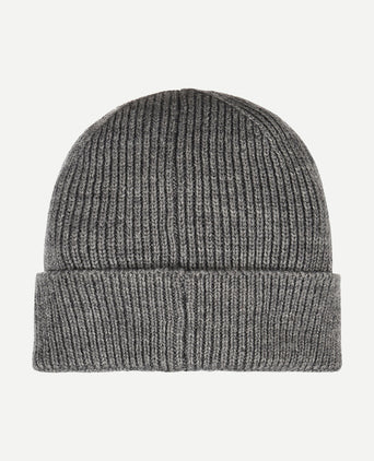 Knitted Hat | Medium Grey Melange