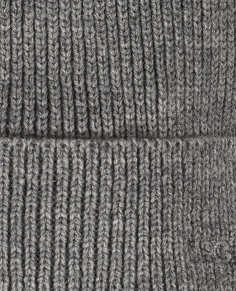 Knitted Hat | Medium Grey Melange