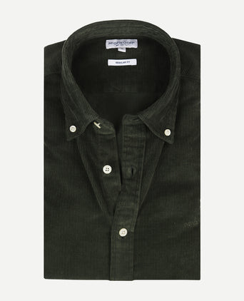 Corduroy Shirt | Dark Olive