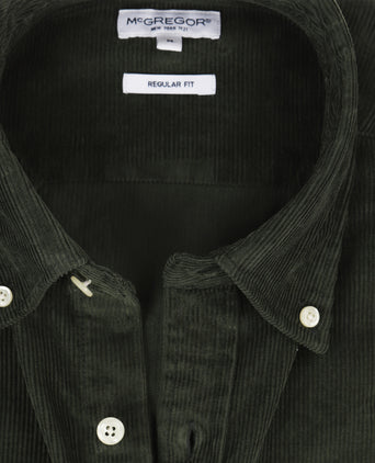 Corduroy Shirt | Dark Olive