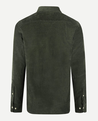 Corduroy Shirt | Dark Olive