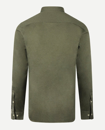 Overhemd Stretch Piqué | Winter Sage